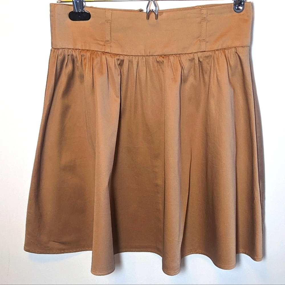 Dynamite A-Line Mini Skirt Tan Coloured Size Small
